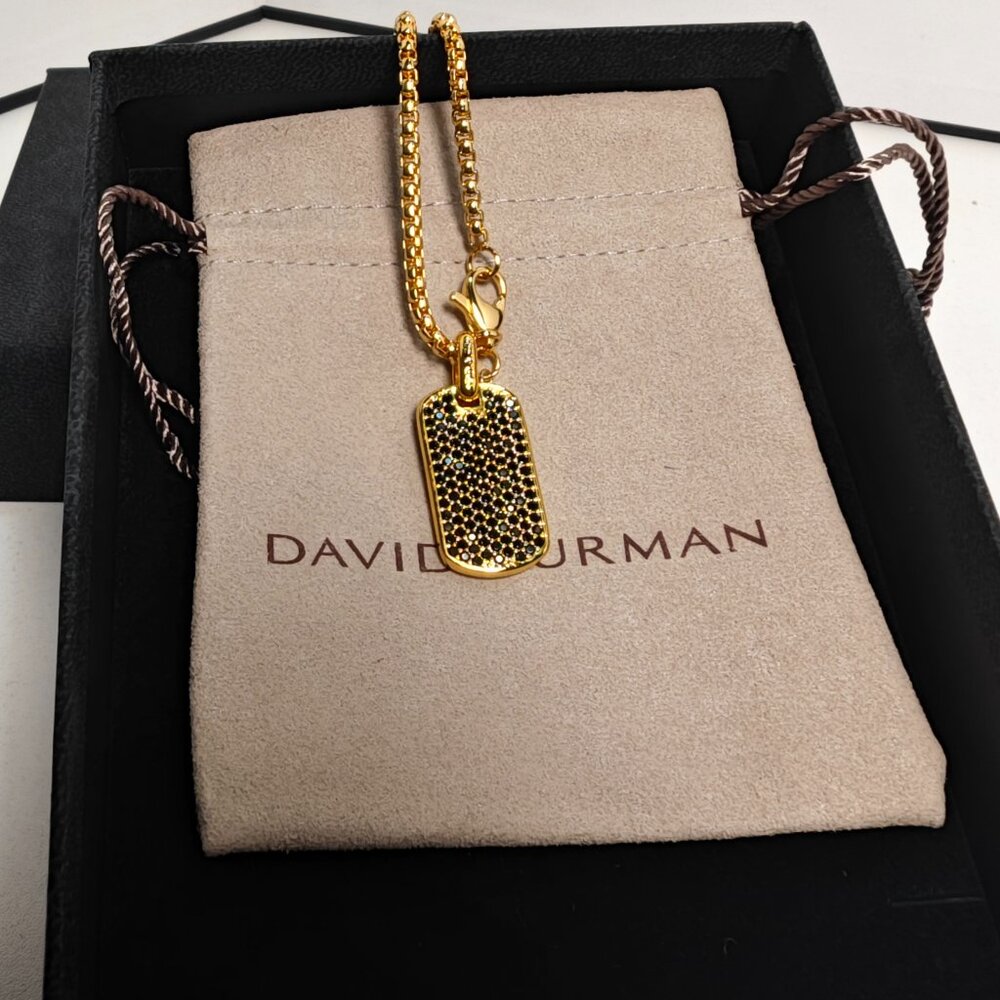 David Yurman Rectangular Pendant Necklace - image 2